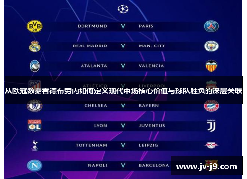 从欧冠数据看德布劳内如何定义现代中场核心价值与球队胜负的深层关联